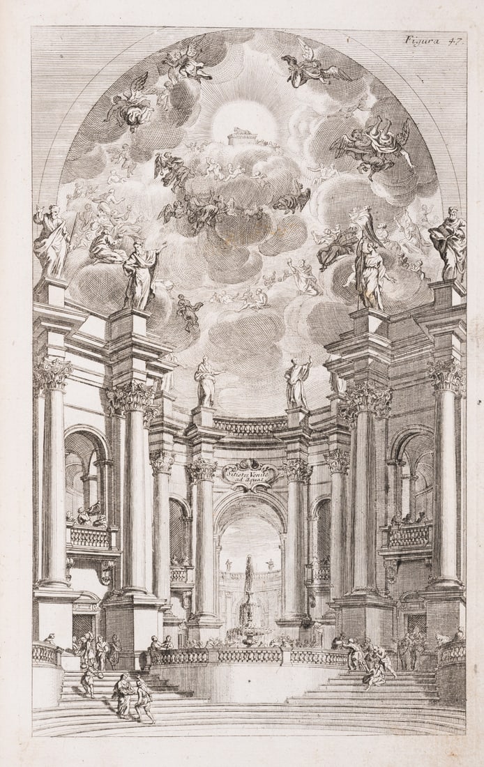 Architecture.- Pozzo (Andrea) Perspectivae pictorum atque architectorum... Der Mahler und Baumeister (1 of 1)