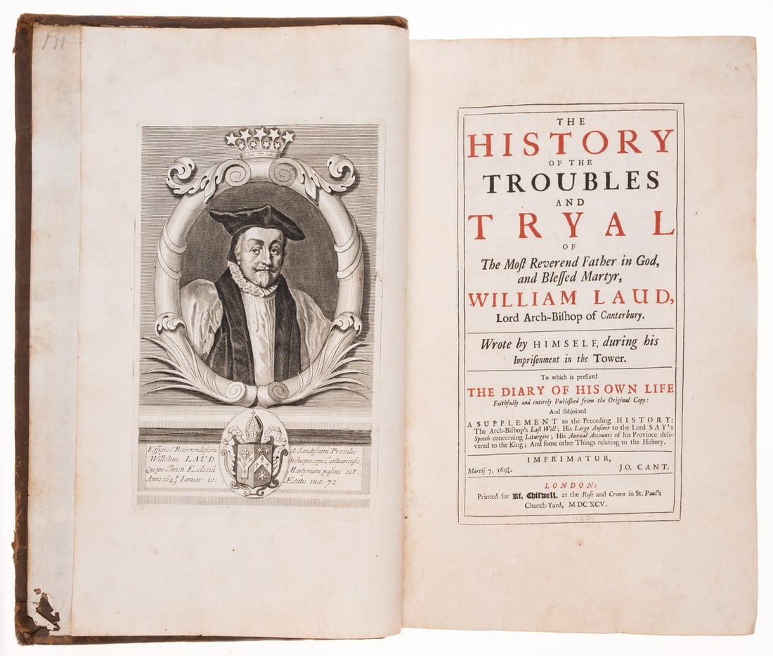 Laud (William) The History of the Troubles and Tryal of ... William Laud, Lord Arch-Bishop of (1 of 1)