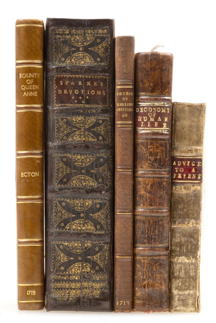 [Dodsley (Robert)] The Oeconomy of Human Life, 2 parts in 1, for R. Dodsley, 1751; and others (1 of 1)