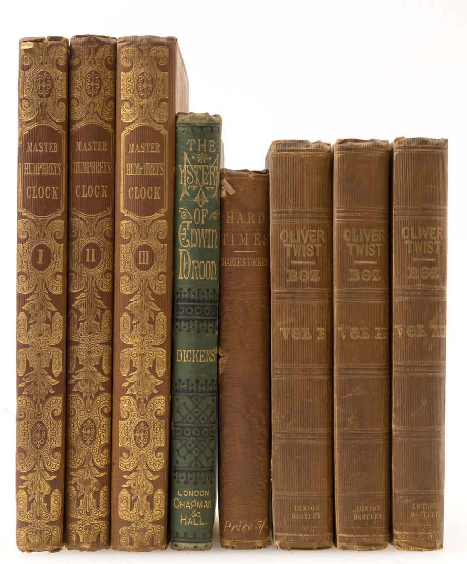 Dickens (Charles) Oliver Twist, 3 vol., second edition, Richard Bentley, 1839; and others, Dickens (1 of 1)