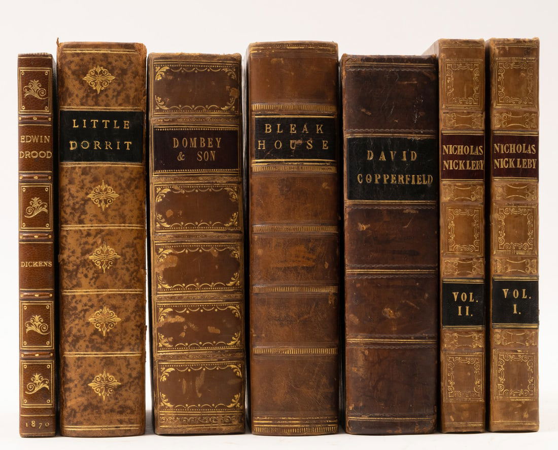 Dickens (Charles) Bleak House, first edition in book form, Bradbury & Evans, 1853; and 6 others (7) (1 of 1)