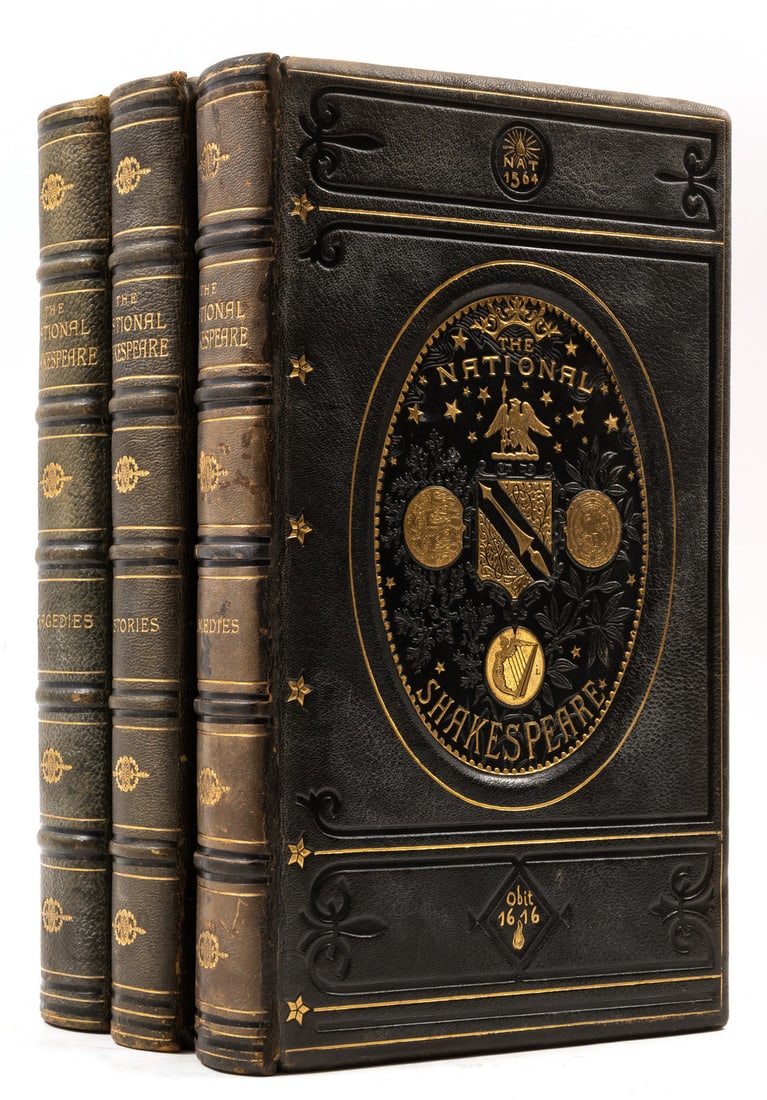 Shakespeare (William) The National Shakespeare. A facsimile of the Text of the First Folio of 1623, (1 of 1)