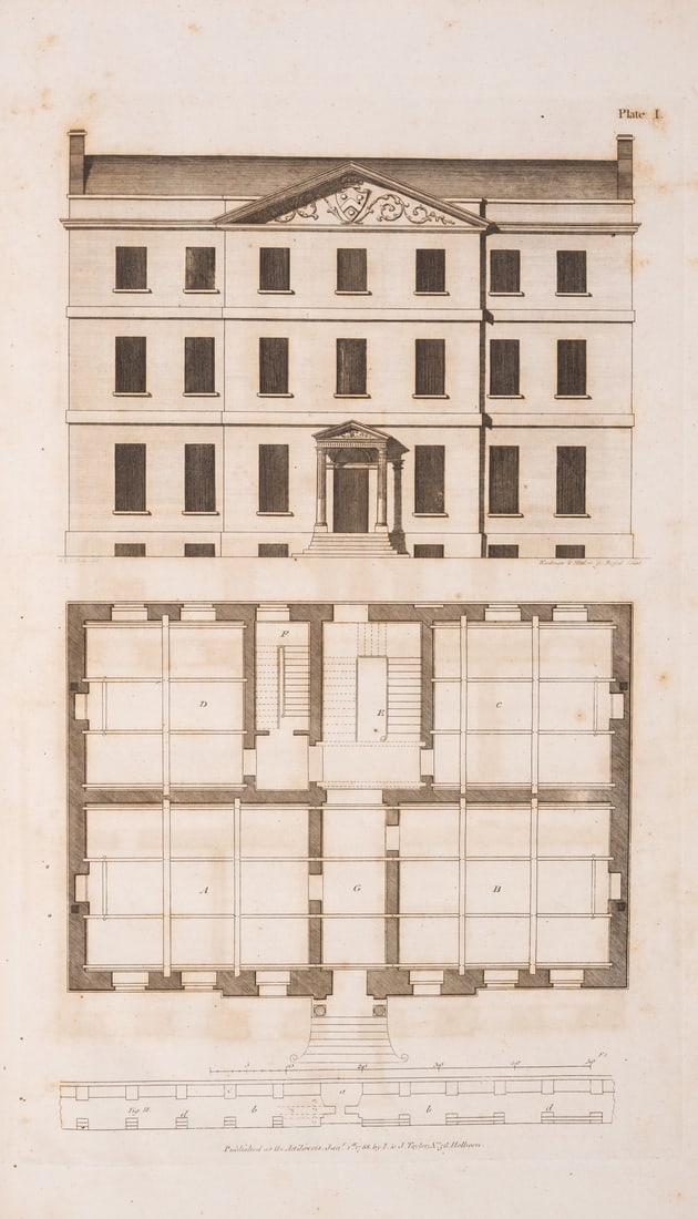 Architecture.- Pain (William and James) Pain's British Palladio: or, The Builder's General (1 of 1)