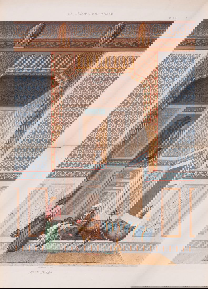 Architecture.- Prisse d'Avennes (Émile) La Decoration Arabe, Paris, [1885]; and 10 others (11) (1 of 1)