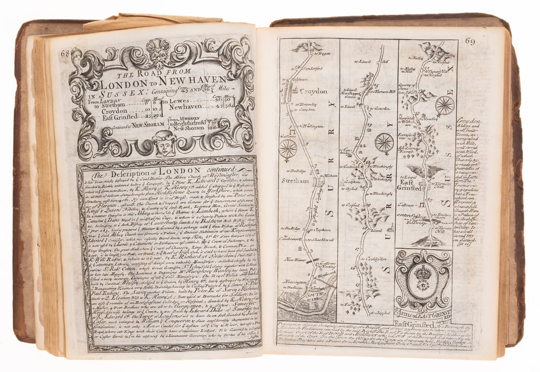 Britain.- Owen (John) Britannia Depicta or Ogilby Improv'd..., Carington Bowles, 1764; and another (1 of 1)