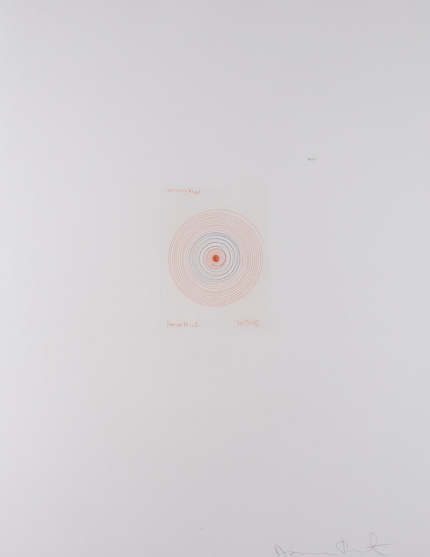 Damien Hirst (b.1965) Spinning Wheel (from In a Spin, The Action of the World on Things I) (1 of 1)