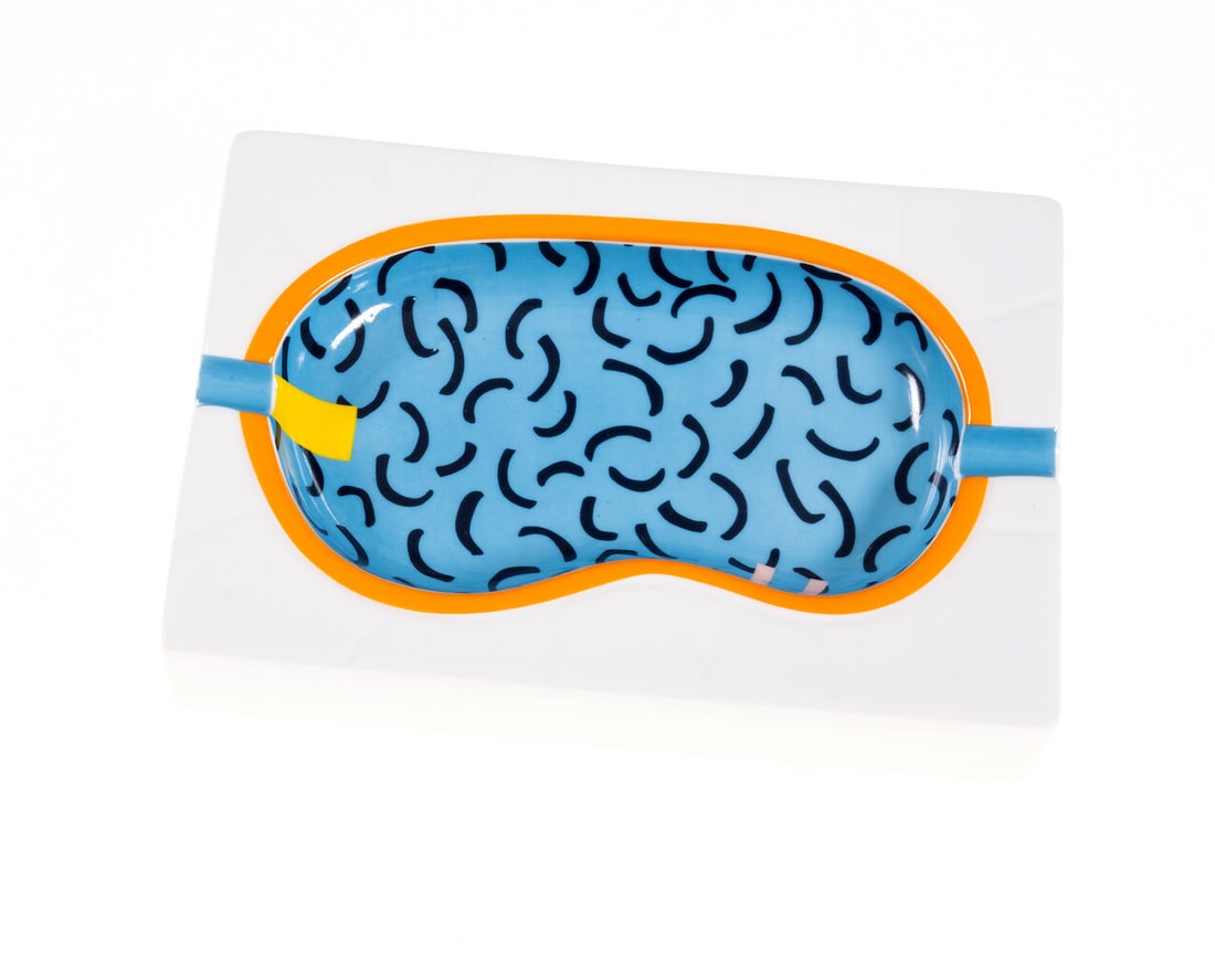 David Hockney (b.1937) Hockney's Pool, Hollywood Hills, 1978 (Ashtray): David Hockney (b.1937) Hockney's Pool, Hollywood Hills, 1978 (Ashtray) Painted and glazed ceramic ashtray, 2024, from the edition of 250, published by the artist on the occasion of his exhibition 