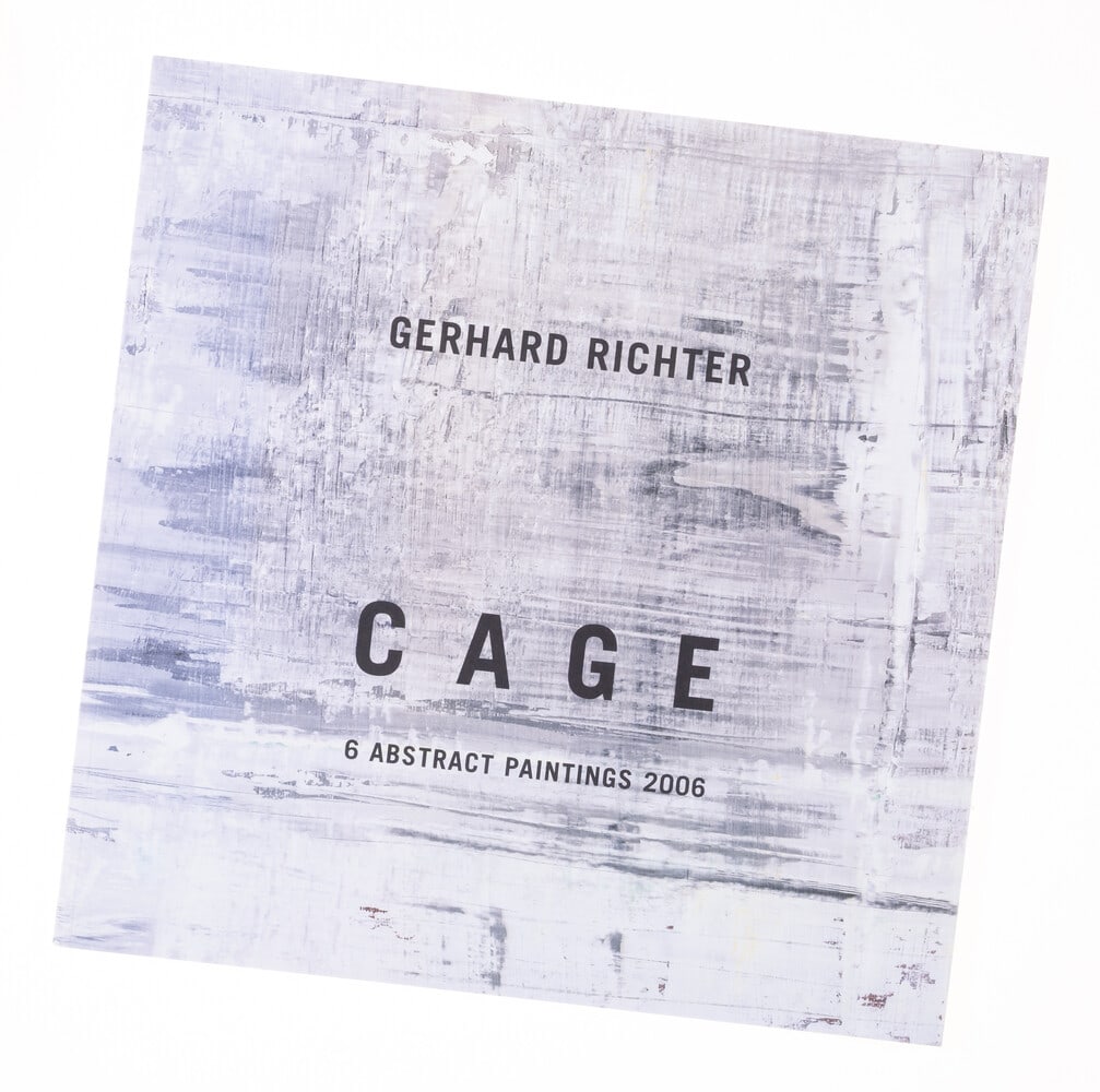 Gerhard Richter (b.1932) Cage: 6 Abstract Paintings 2006: Gerhard Richter (b.1932) Cage: 6 Abstract Paintings 2006 The book, 2008, signed in black ink, numbered from the edition of 200, published by Tate Modern, London, overall 300 x 300mm (11 7/8 x 11 7/8in