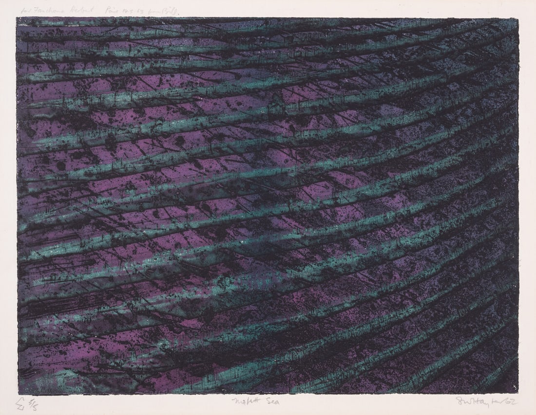 Stanley William Hayter (1901-1988) Night Sea (Black & Moorehead 268) (1 of 1)