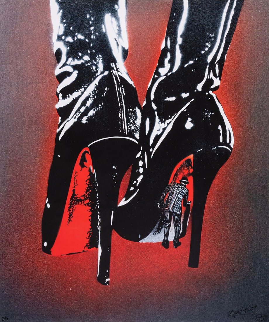 Nick Walker (b.1969) Vandal vs Louboutin (1 of 1)