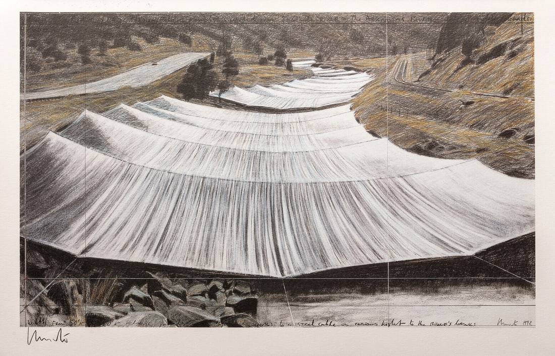 Christo & Jeanne-Claude (1935-2020 and 1935-2009) Over The River, Project V, 1992 (1 of 1)