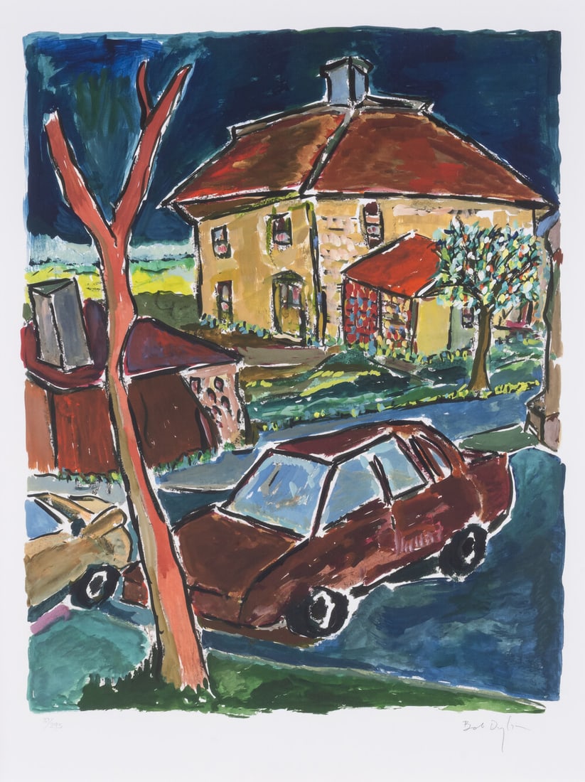 Bob Dylan (b.1941) Backyard, from The Drawn Blank Series (1 of 1)