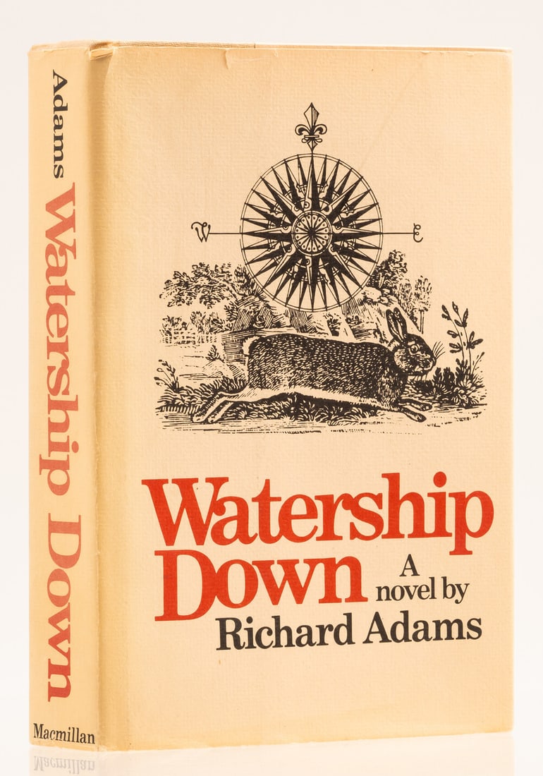 Adams (Richard) Watership Down, second American printing, signed presentation inscription from the (1 of 2)