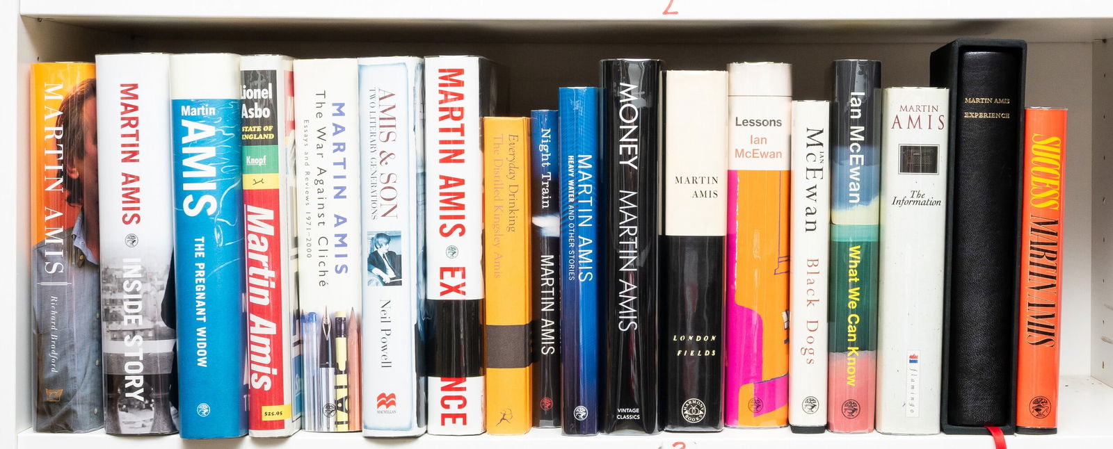 Amis (Martin) The Information, one of 150 copies signed by the author, 2000; and 17 others by Amis (1 of 1)