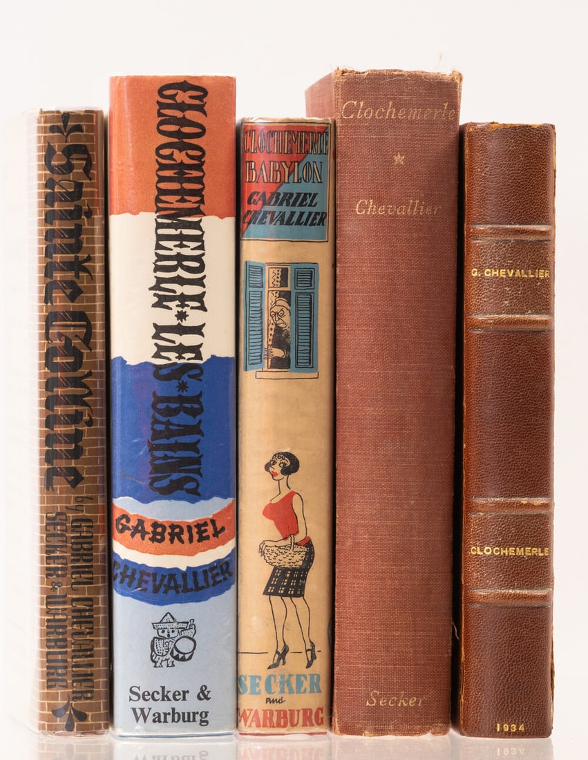 Chevallier (Gabriel) Clochemerle, first edition, one of 285 copies, signed presentation inscription (1 of 2)