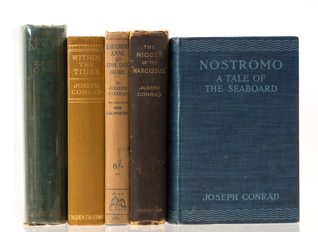 Conrad (Joseph) Nostromo, first edition, 1904; and 4 others by Conrad (5) (1 of 1)