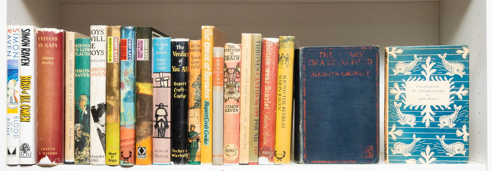 Crowley (Aleister) The Diary of a Drug Fiend, second impression, 1922; and 20 other fictional works (1 of 1)