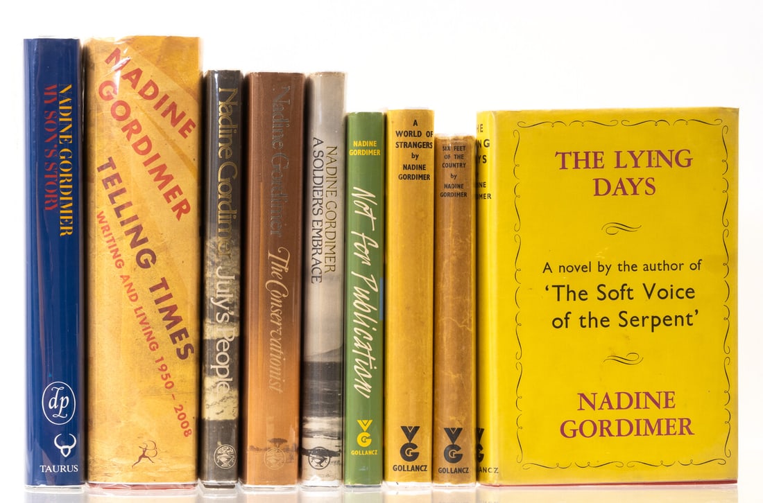 Gordimer (Nadine) The Lying Days, first edition, signed by the author, 1953; and 8 others by the (1 of 1)