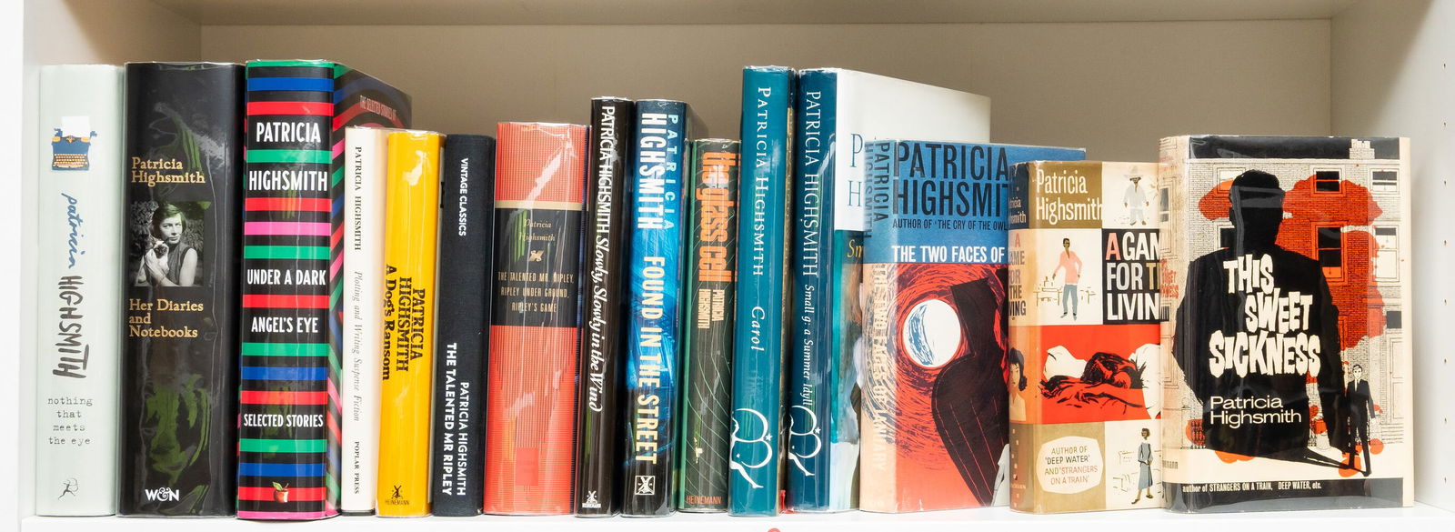 Highsmith (Patricia) A Game for the Living, first English edition, 1959; and 14 others by the same: Highsmith (Patricia) A Game for the Living, ink ownership inscription to front pastedown, jacket spine a little bro