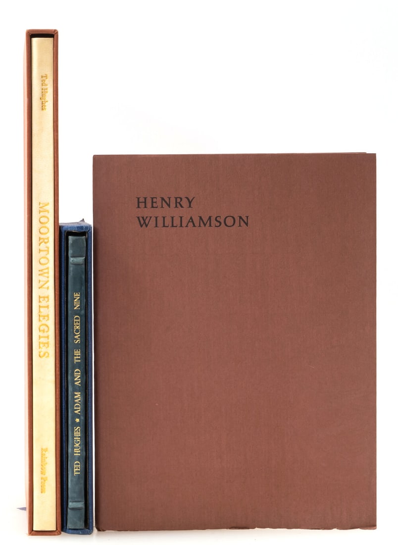 Hughes (Ted) Moortown Elegies, one of 143 copies signed by the author, Rainbow Press, 1978; and two (1 of 1)