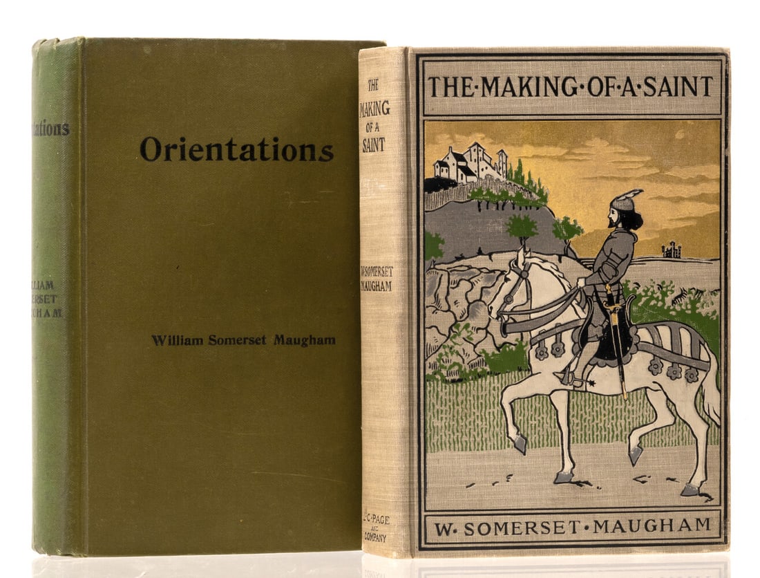 Maugham (William Somerset) Orientations, first edition, third issue cloth, 1899; and another first (1 of 1)