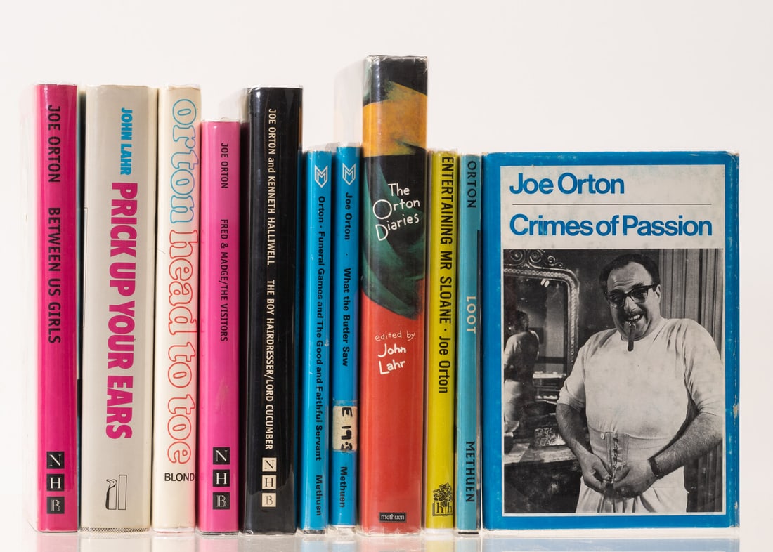Orton (Joe) Entertaining Mr Sloane, first edition, 1964; and 10 others by or relating to Orton, (1 of 1)