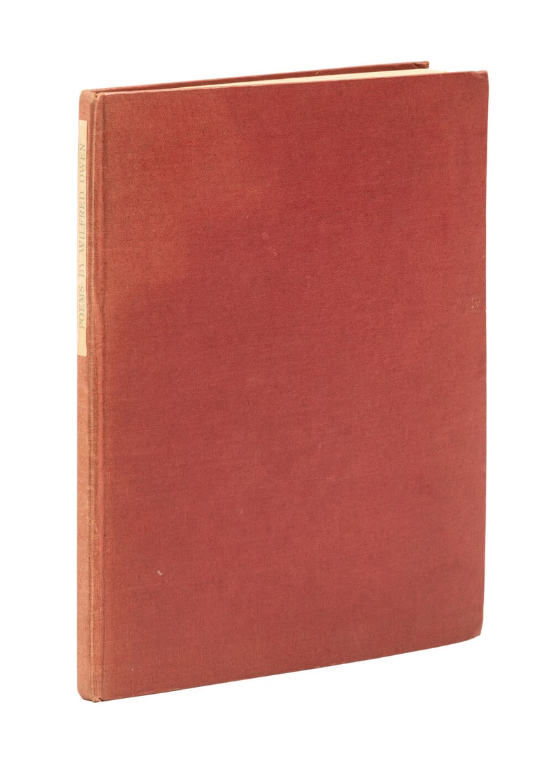 Owen (Wilfred) Poems, first edition, 1920 (1 of 2)