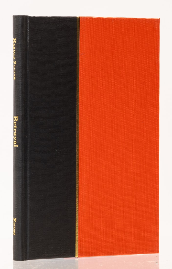 Pinter (Harold) Betrayal, number XVIII hors de commerce copy signed by the author, from an edition (1 of 1)