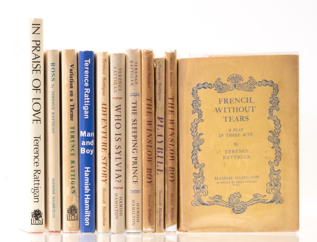 Rattigan (Terence) French Without Tears, first edition in original wrappers, 1937; and 10 others by (1 of 1)