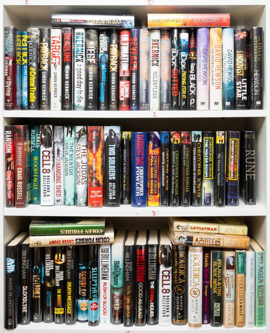 Roberts (David) [Lord Edward Corinth and Verity Browne series], 10 vol., first editions, signed by (1 of 2)