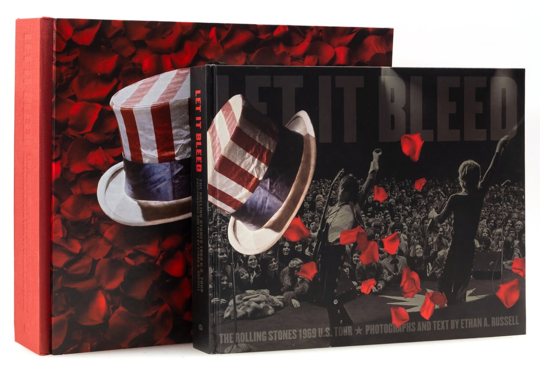 Rolling Stones.- Russell (Ethan A.) Let It Bleed, limited edition, signed presentation inscription (1 of 2)