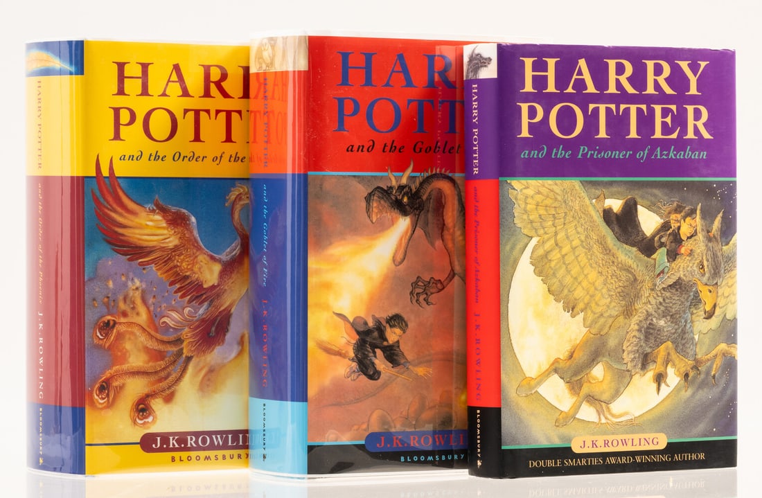 Rowling (J.K.) Harry Potter and the Prisoner of Azkaban, first edition, third state, 1999; and 2 (1 of 1)