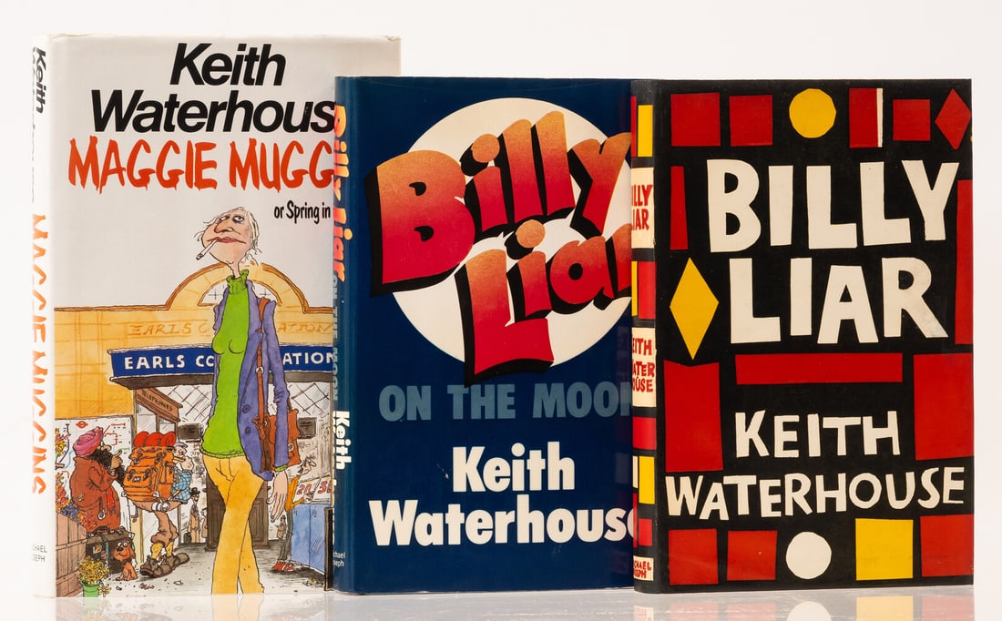 Waterhouse (Keith) Billy Liar [&] Billy Liar on the Moon, 2 vol., first editions, 1959-75; and (1 of 1)