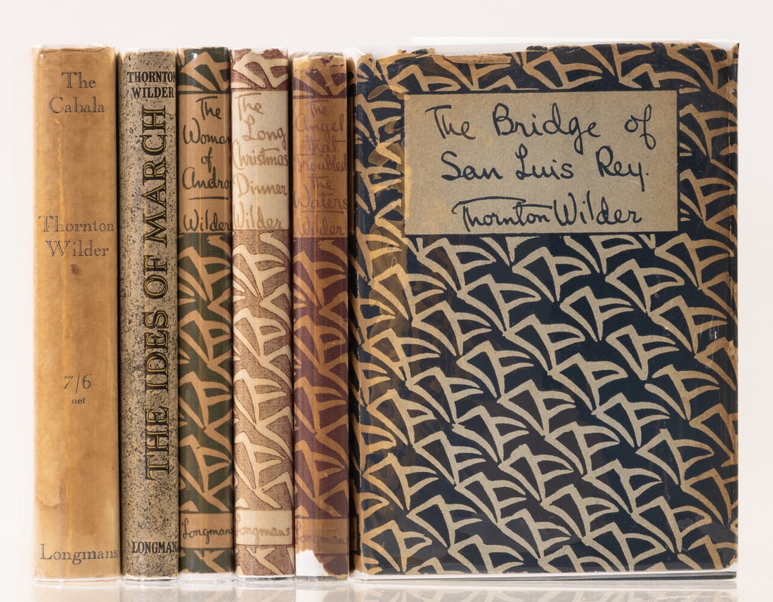 Wilder (Thornton) The Bridge of San Luis Ray, first edition, 1927; and 5 others by the same (6) (1 of 1)