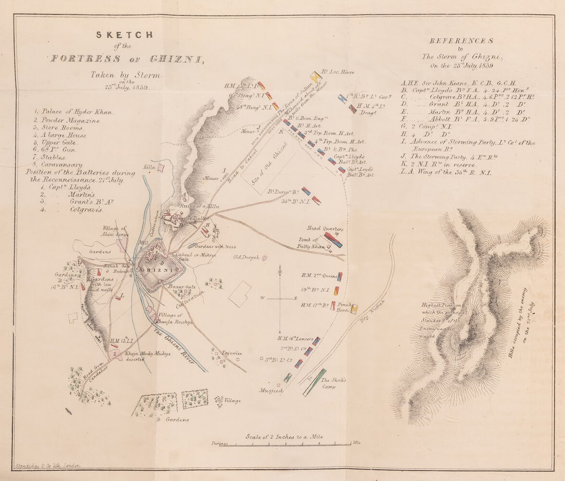 Afghanistan.- Outram (Capt. James) Rough Notes of the Campaign in Sinde and Affghanistan, in: Afghanistan.- Outram (Capt. James) Rough Notes of the Campaign in Sinde and Affghanistan, in 1838--9,
