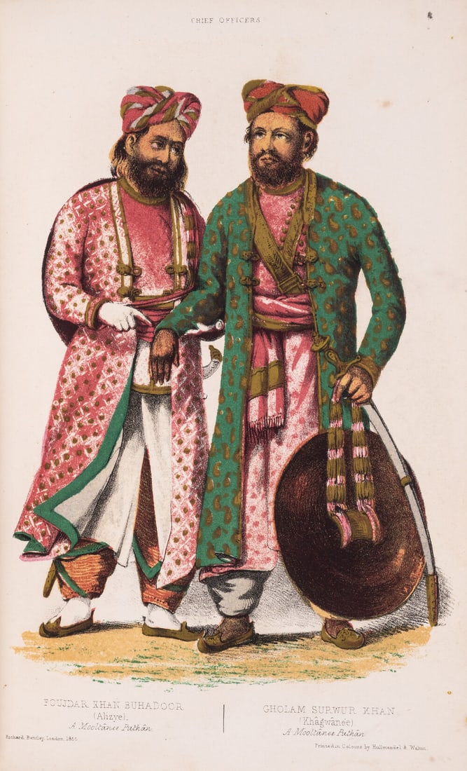 Edwardes (Maj. Herbert B.) A Year on the Punjab Frontier, in 1848-49, 2 vol., first edition, 1851: Edwardes (Maj. Herbert B.) A Year on the Punjab Frontier, in 1848-49, 2 vol.,