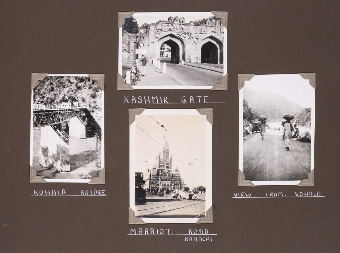 Album.- A Few Snaps Collected by Me during my Tour in Iraq and India October 1933 - December 1937,: Album.- A Few Snaps Collected by Me during my Tour in Iraq and India October 1933 - Decemb
