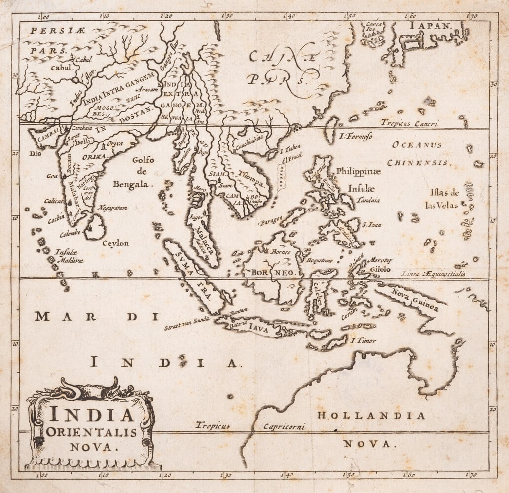Cluverius (Philippus) and others. Collection of 10 maps and plans of India, 17th century and later: Cluverius (Philippus) and others. Collection of 10 maps and plans of India, including Cluver's 'Indiae Orientalis et Insularum Adiacentium Antiqua et Nova Descriptio' and 'India Orien
