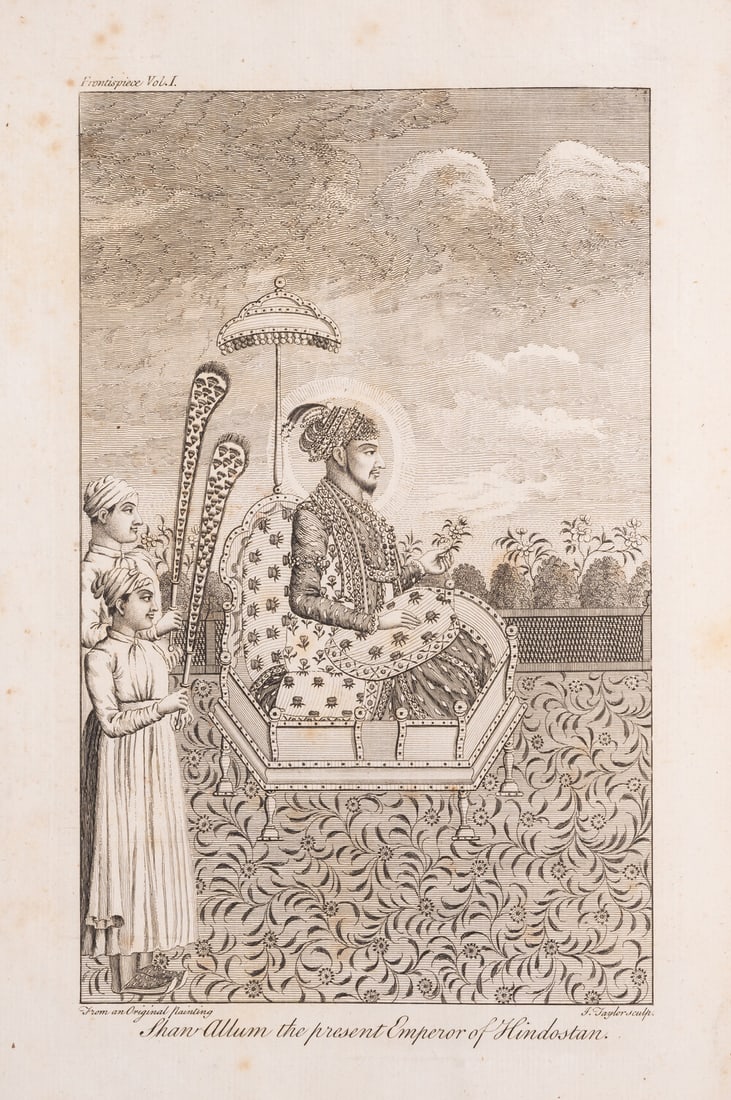 Dow (Alexander) The History of Hindostan; translated from the Persian, 3 vol., engraved plates,: Dow (Alexander, translator) The History of Hindostan; translated from the Persian, 3 vol., second edition of vol.1 & 2,