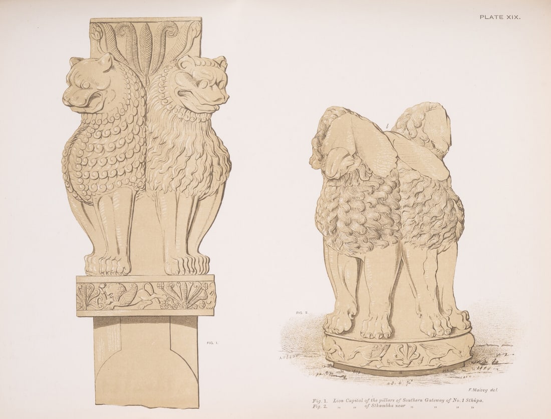 Maisey (Gen. Frederick Charles) Sanchi and its Remains..., first edition, lithographed plates, (1 of 1)
