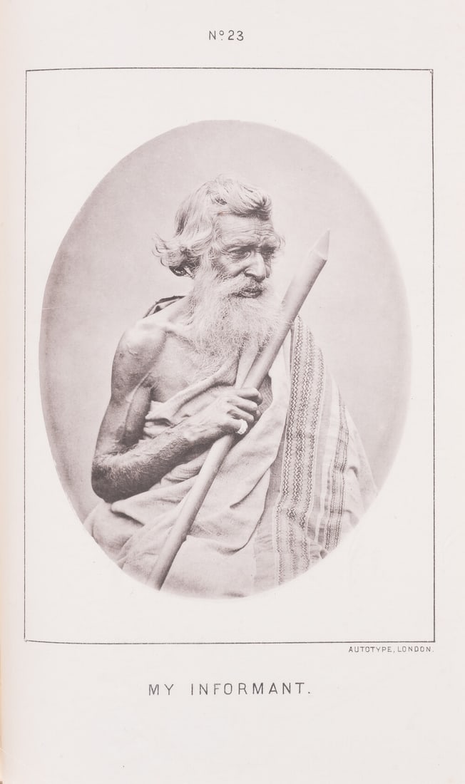 Marshall (William E.) A Phrenologist amongst the Todas or the study of a primitive tribe in South: Marshall (William E.) A Phrenologist amongst the Todas or the study of a primitive tribe in South India, first edition,