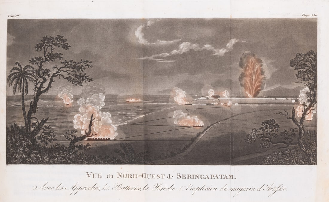 Michaud (Joseph-François) Histoire des Progrès et de la Chûte de l'Empire de Mysore, sous les: Michaud (Joseph) Histoire des Progrès et de la Chûte de l'Empire de Mysore, sous les règnes d'Hyder-Aly et Tippoo-Saïb, 2 vol.,