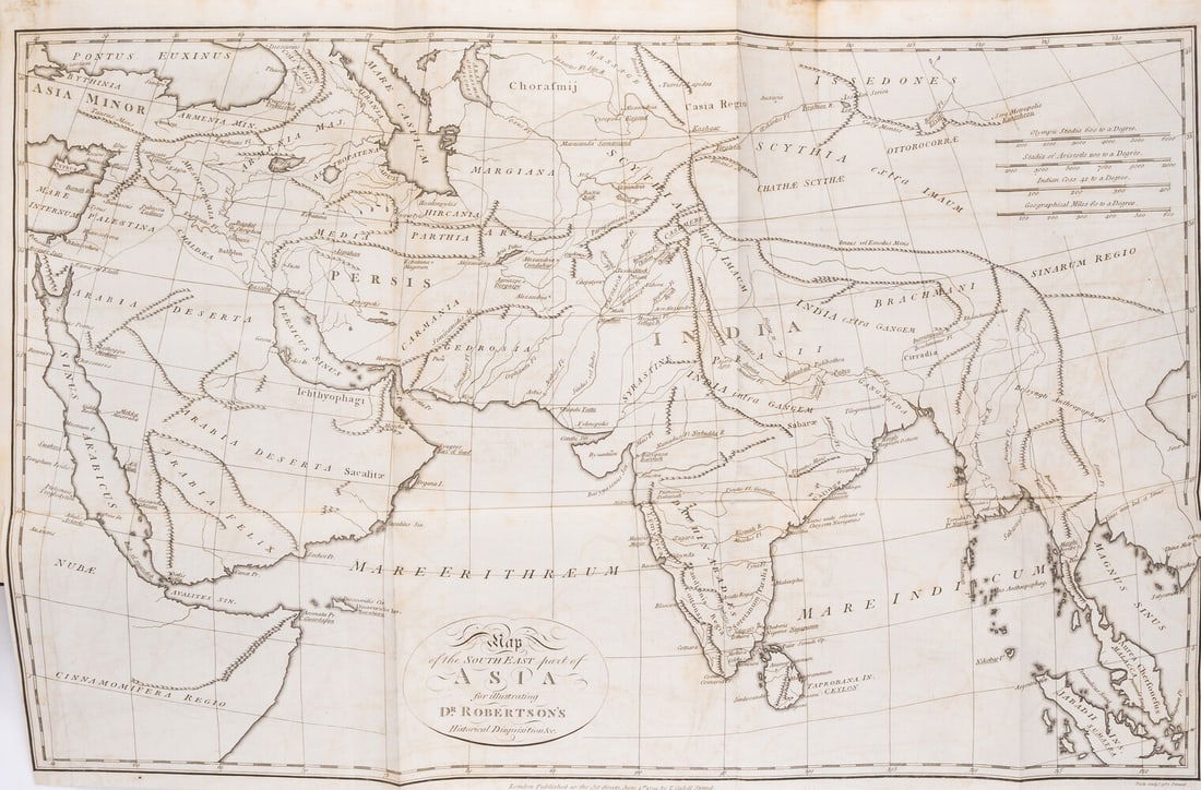 Robertson (William) An Historical Disquisition concerning the Knowledge which the Ancients had of: Robertson (William) An Historical Disquisition concerning the Knowledge which the Ancients had of India; and the Progress of Trade with that Country...,