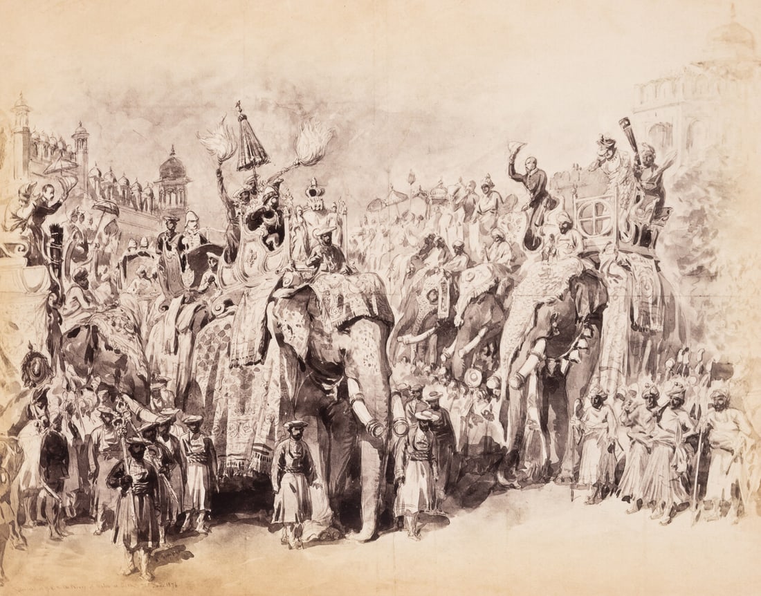 Simpson (William) Shikare and Tomasha. A Souvenir of the Visit of H.R.H. the Prince of Wales to: Simpson (William) Shikare and Tomasha. A Souvenir of the Visit of H.R.H. the Prince of Wales to India, first edition, <