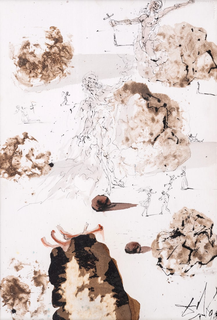 Salvador Dalí (1904-1989) Illustration for 'La Sainte Bible'