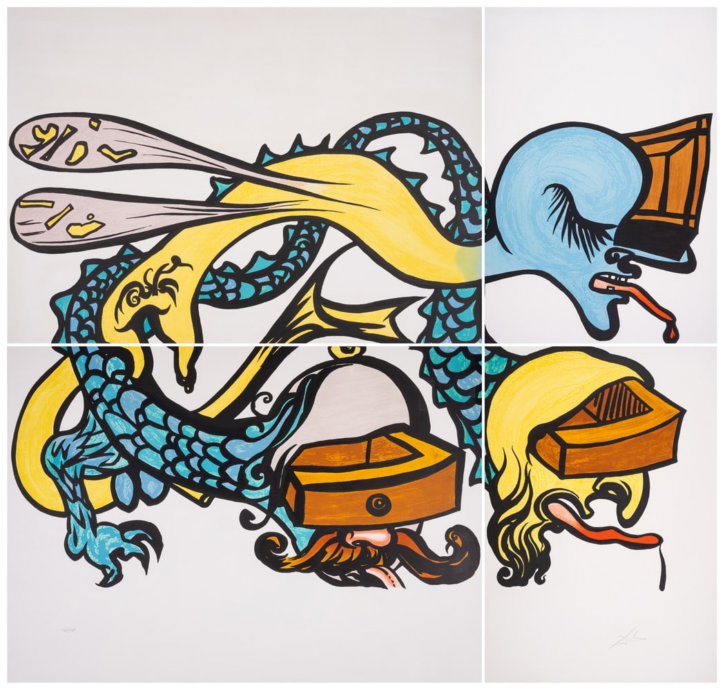 Salvador Dalí (1904-1989) The Puzzle of Life (Field 74-10R; M&L 1463-1466)