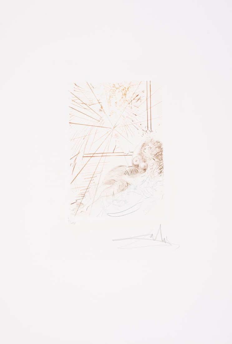 Salvador Dalí (1904-1989) The Angel Gabriel, from Le Décameron (Field 72-8; M&L 555)