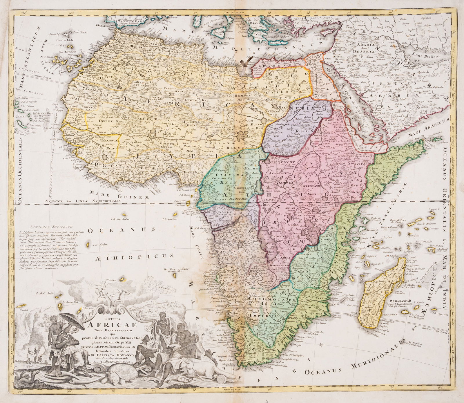 Africa.- Homann (Johann Baptist) and others. Twelve maps of Africa, engraved maps, mainly 18th (1 of 1)