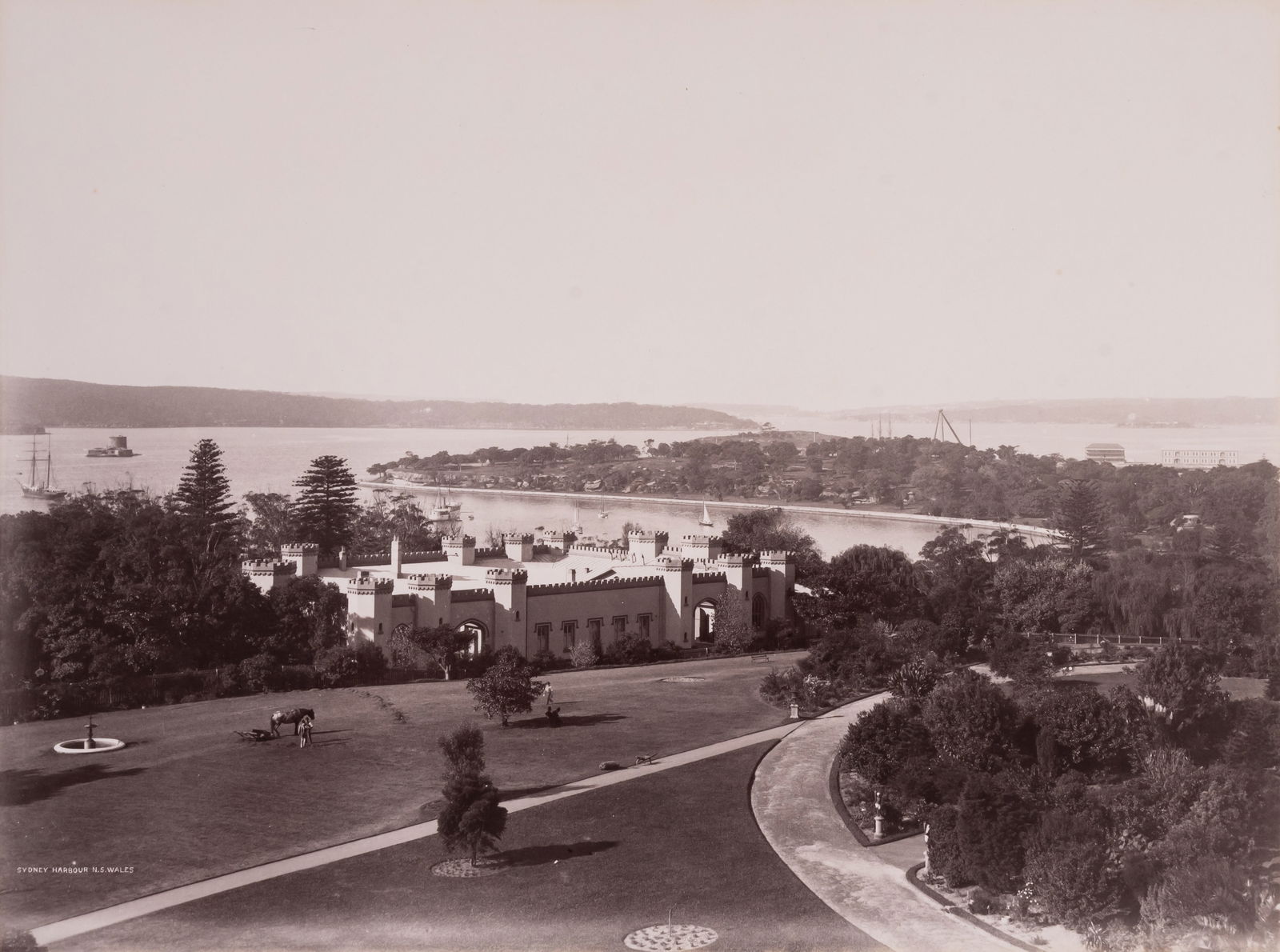 Australia.- Potter (Charles, publisher) Photographs. New South Wales, Sydney, Charles Potter, 1896.: Australia.-Potter (Charles, publisher) Photographs. New South Wales, 100 gelatin silver prints (270 x 355 mm), all captioned in negatives, mounted within sepia-tinted printed borders, scattered spotti