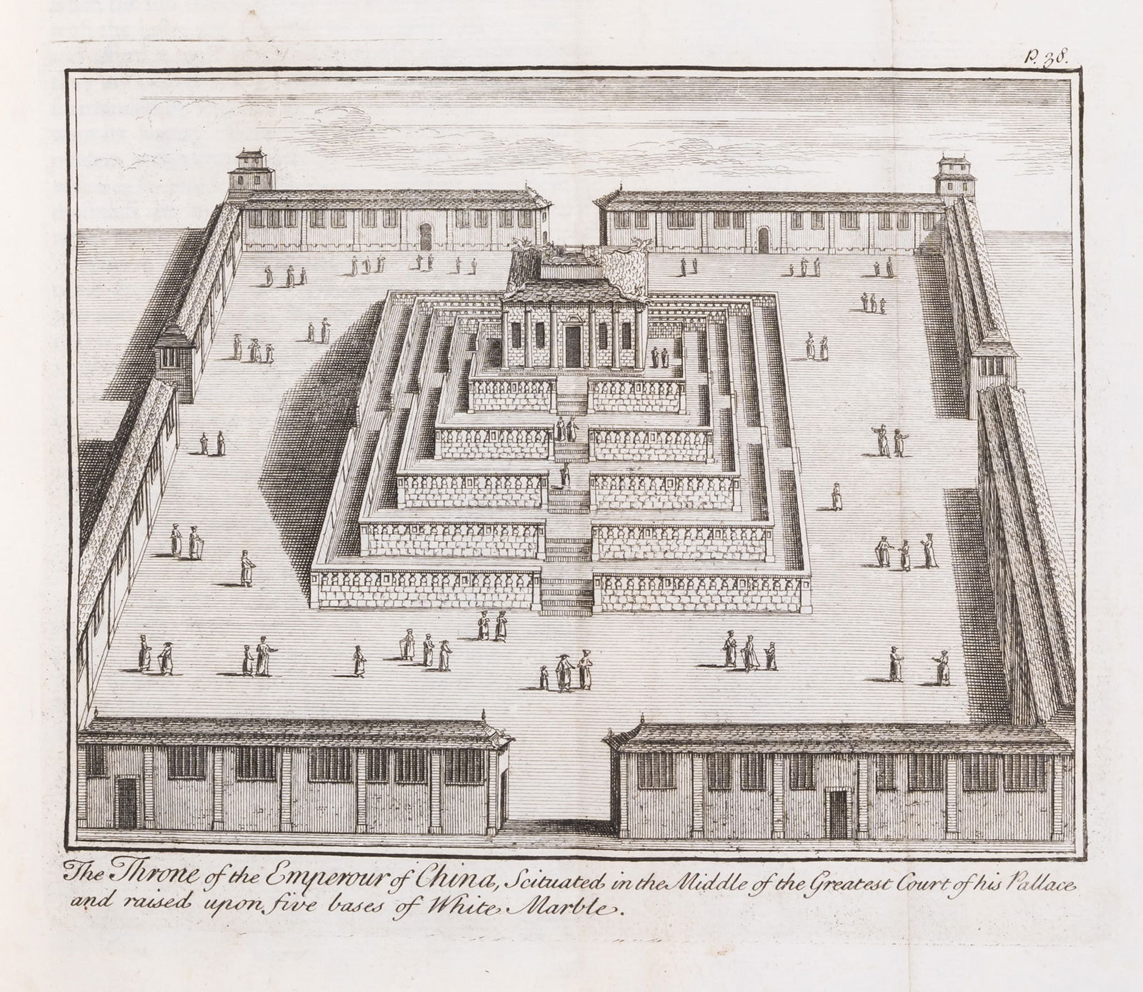 China.- Le Comte (Louis) A Compleat History of the Empire of China, contemporary calf, James Hodges,: China.- Le Comte (Louis) A Compleat History of the Empire of China, second edition, engraved frontispiece of Confucius, title in red & black, 3 engraved plates, 2 folding, folding letterpress table of